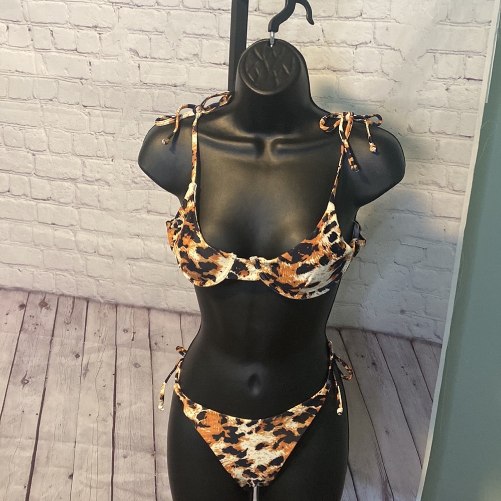 NWT ZAFUL CHEETAH BIKINI SET - Picture 8 of 12